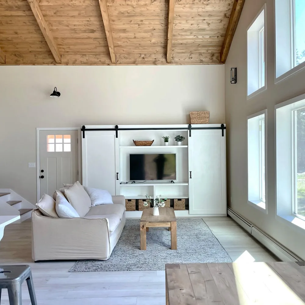 11 Foot Barn Door Entertainment Center