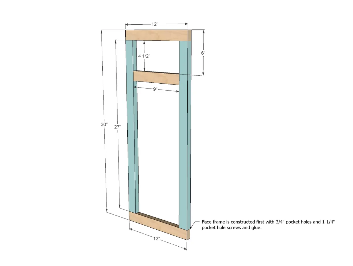 12" Base Cabinet Door/Drawer Combo (Momplex White Kitchen), step 6
