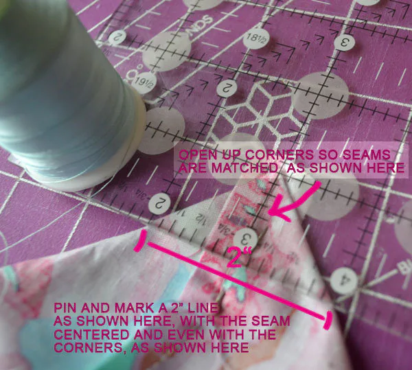 18" Doll Mattress Sewing Tutorial, step 2