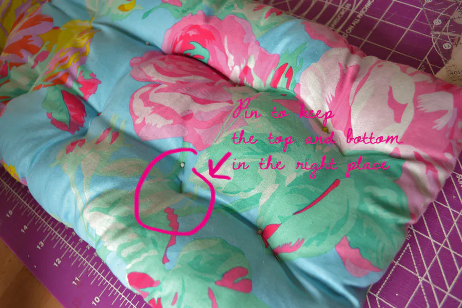 18" Doll Mattress Sewing Tutorial, step 7