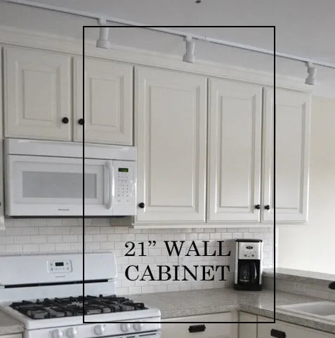 21" Wall Kitchen Cabinets