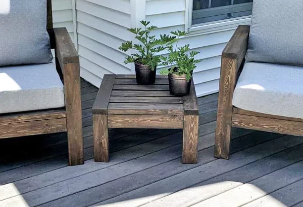 2x4 Outdoor Side Table