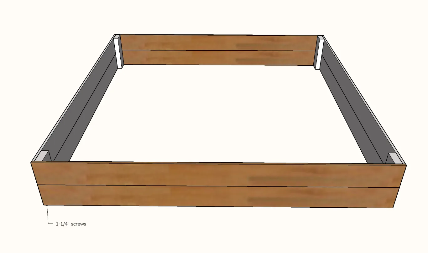 $30 Cedar Fence Picket Sand Box, step 2