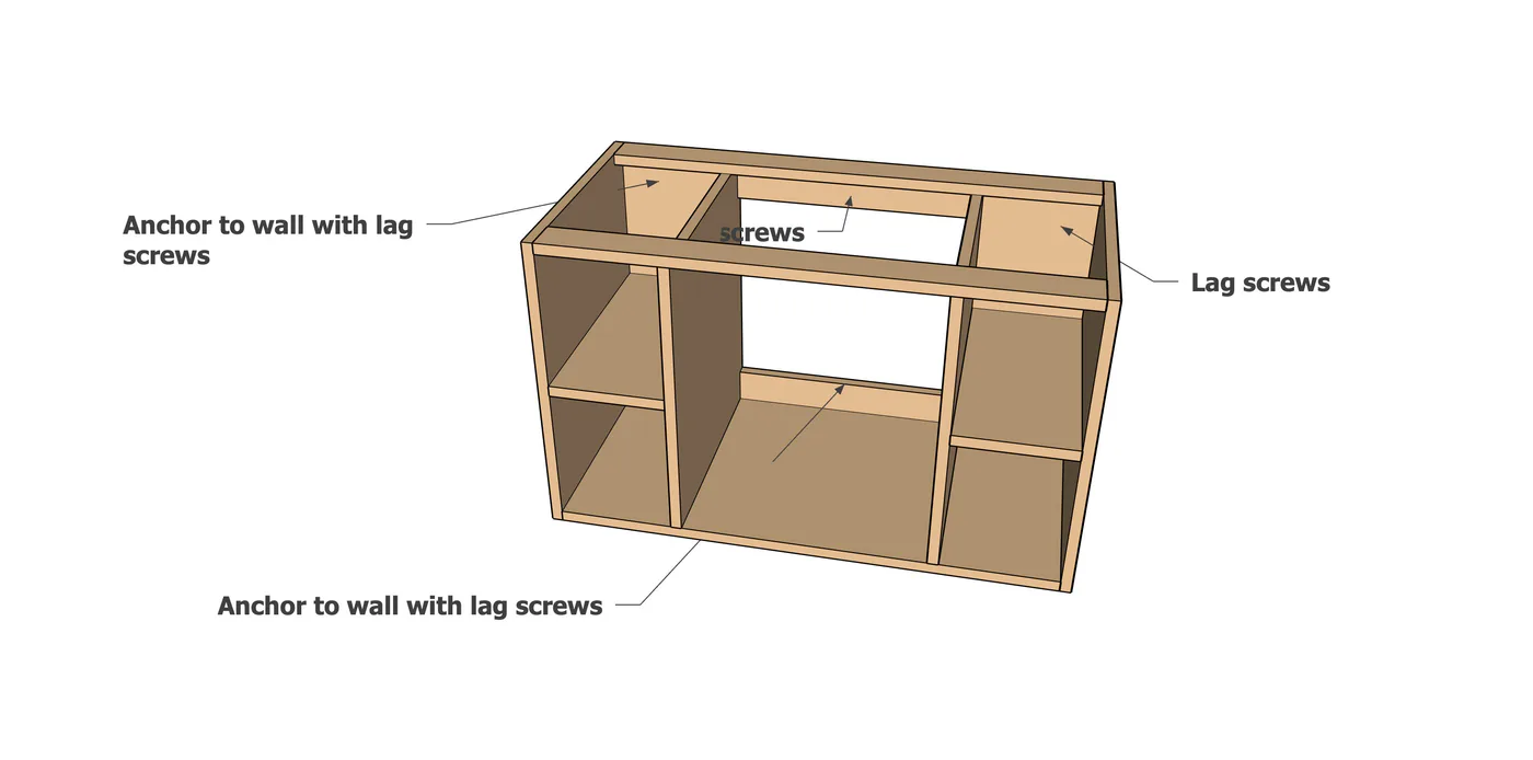 36" Floating Vanity Cabinet, step 6