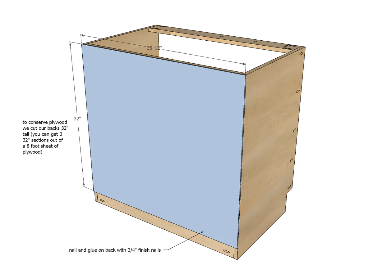 36" Sink Base Kitchen Cabinet, step 6