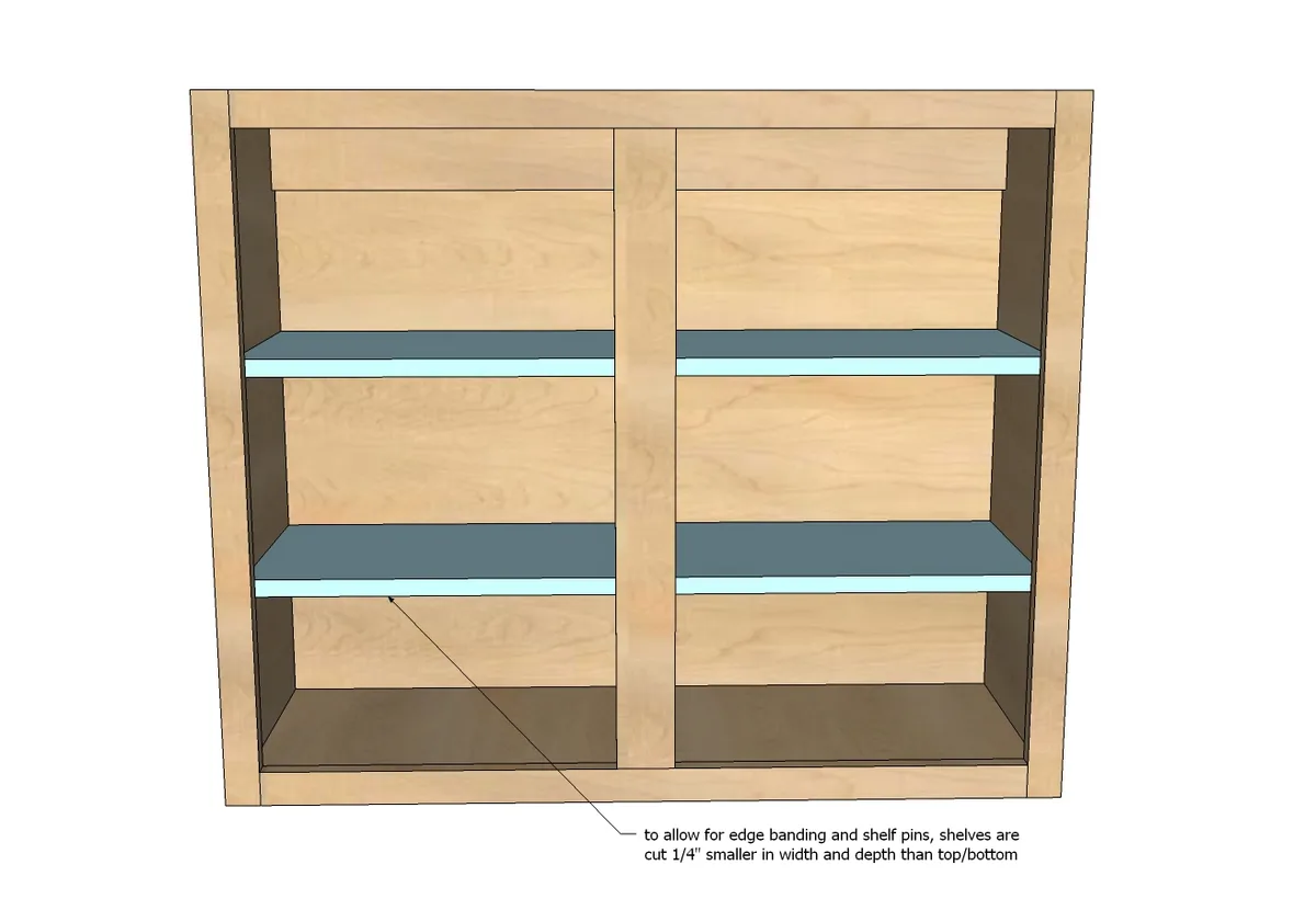 36" Wall Cabinet, Double Door, step 6