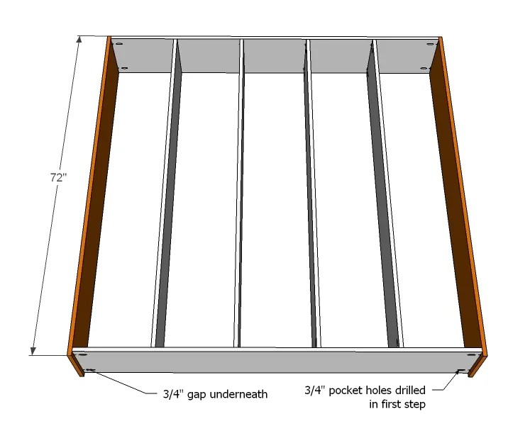 5x5 Storage Cubbies, step 2
