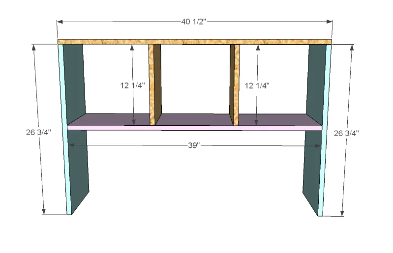 6 Cube Organizer, step 1