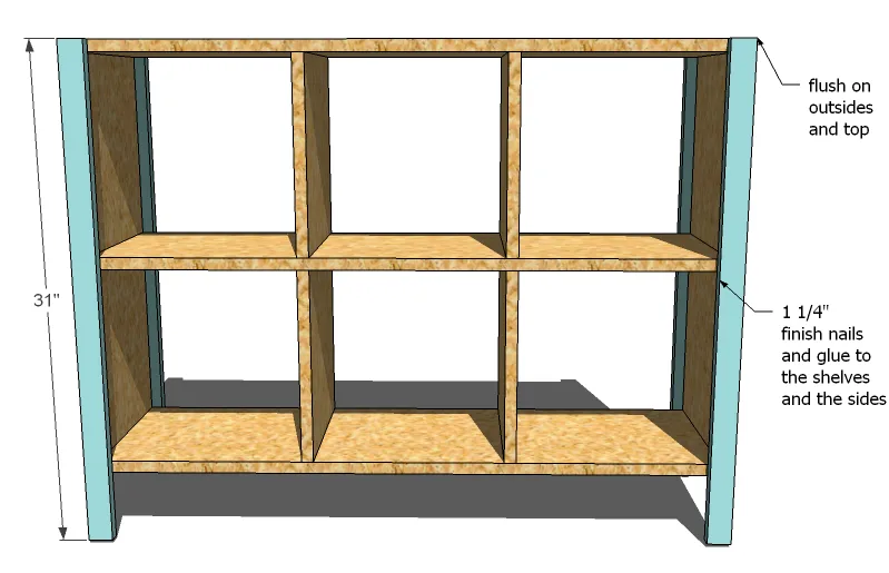 6 Cube Organizer, step 3