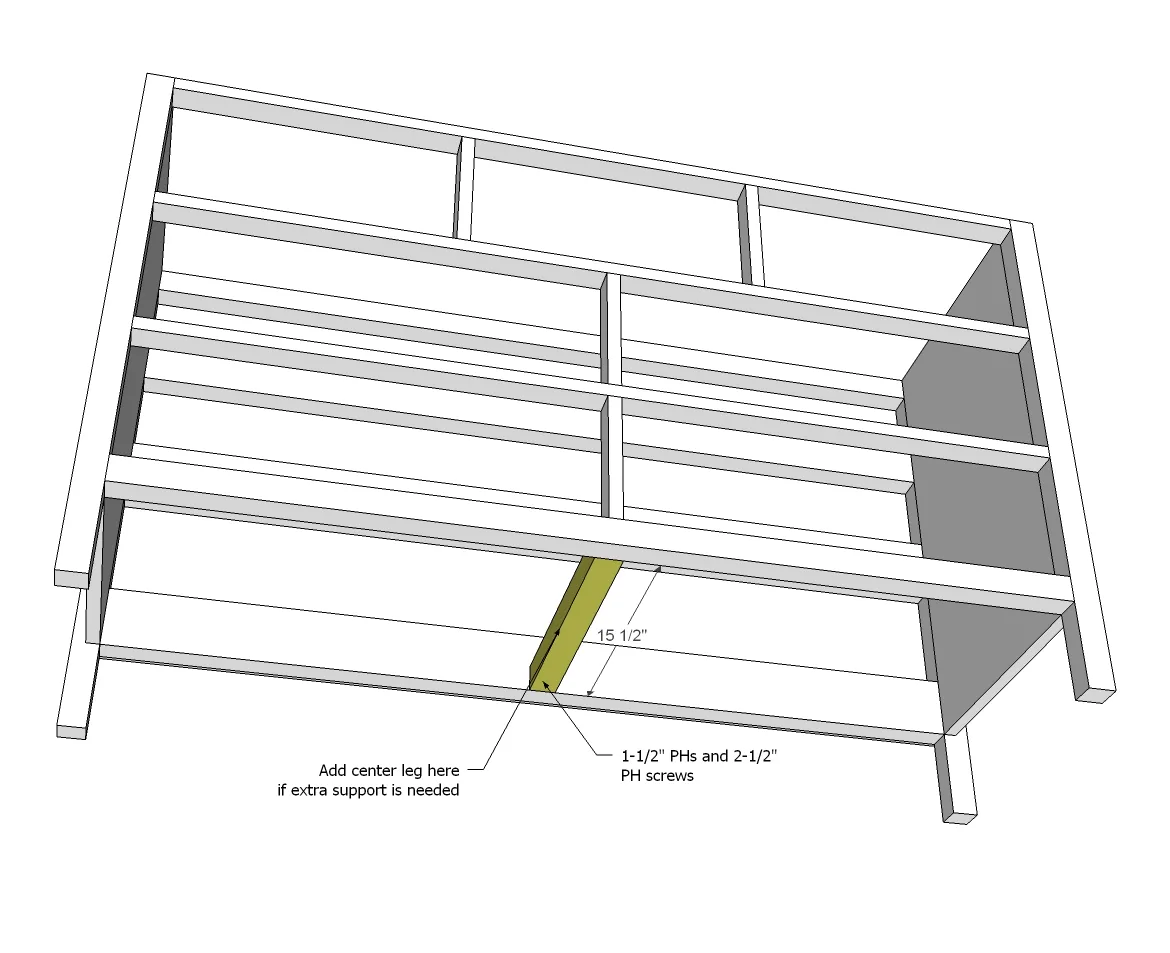 7 Drawer Extra Wide Dresser, step 4