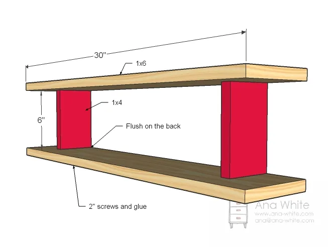 Airplane Wall Decor or Shelf, step 1