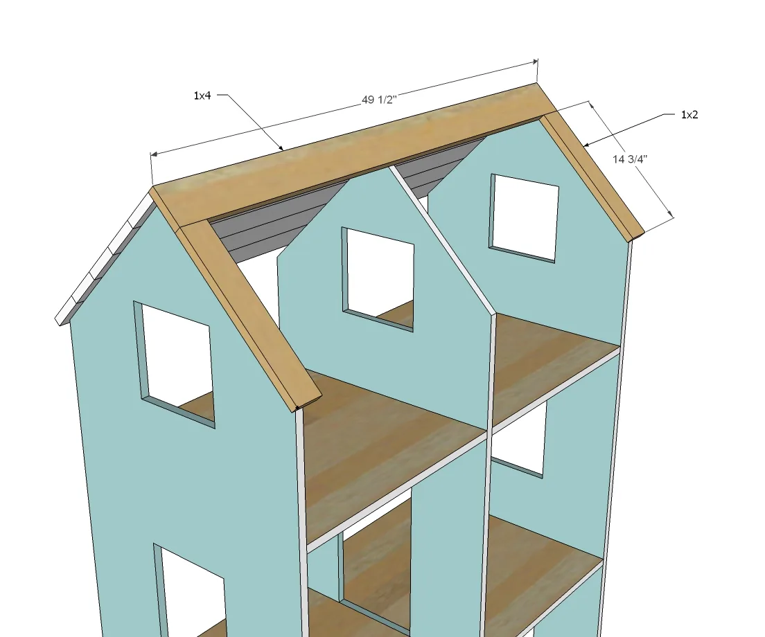 American Girl Dollhouse, step 5