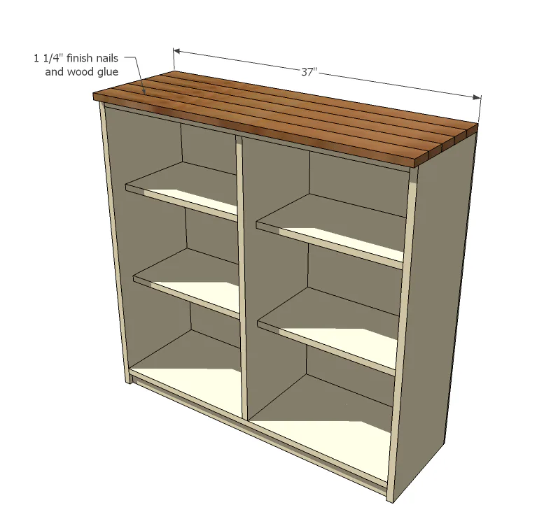 Apothecary Console Table, step 5