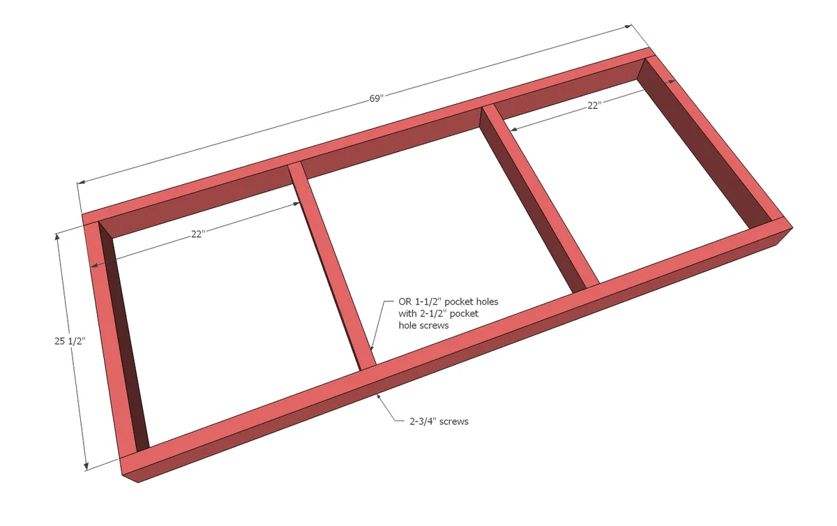 Armless 2x4 Outdoor Sofa Sectional Piece, step 1
