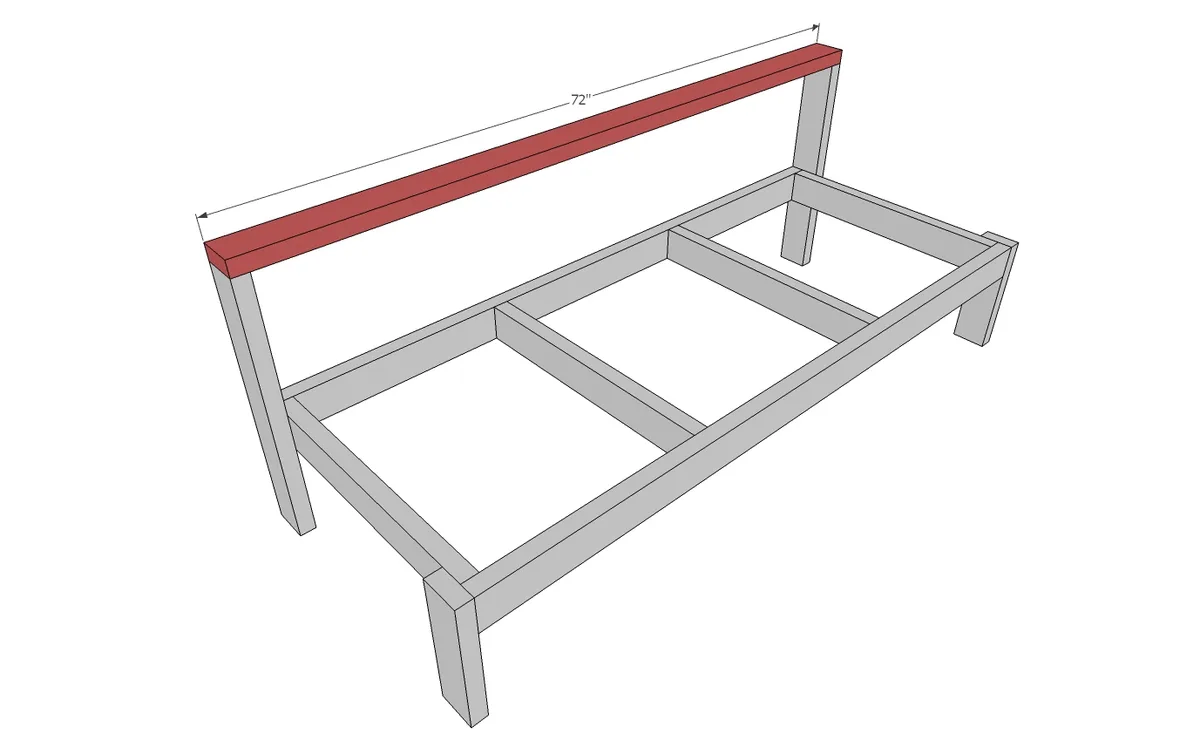 Armless 2x4 Outdoor Sofa Sectional Piece, step 3