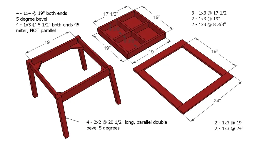 Arts and Crafts Play Table, step 9
