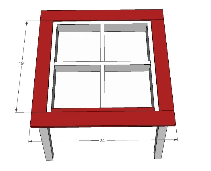 Arts and Crafts Play Table, step 7