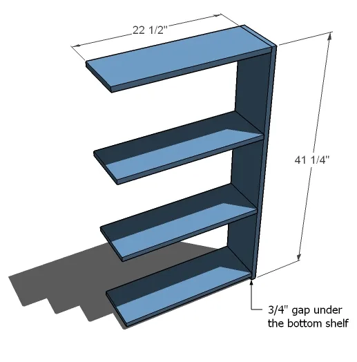 Bar Height Desk, Study Station, or Kitchen Island, step 1