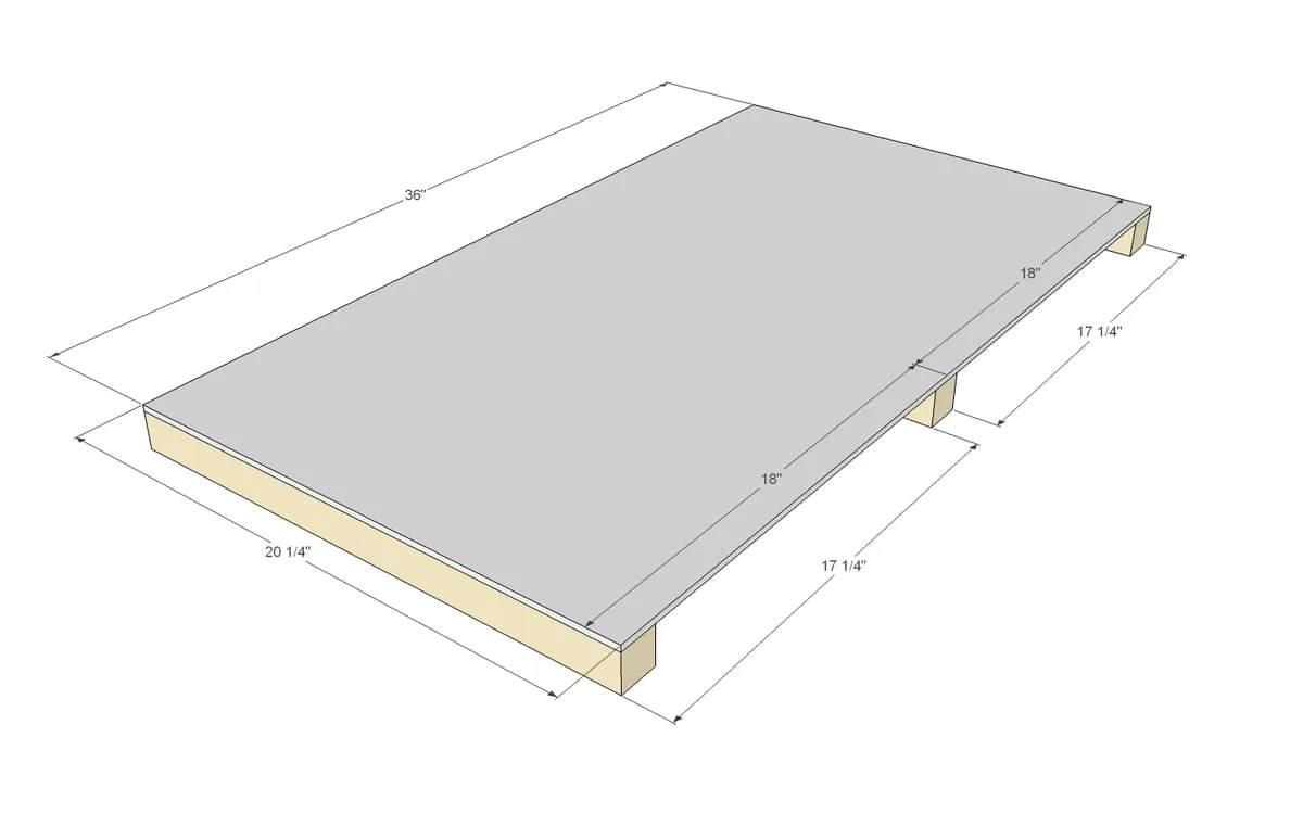 Becca Wood Trunk, step 1