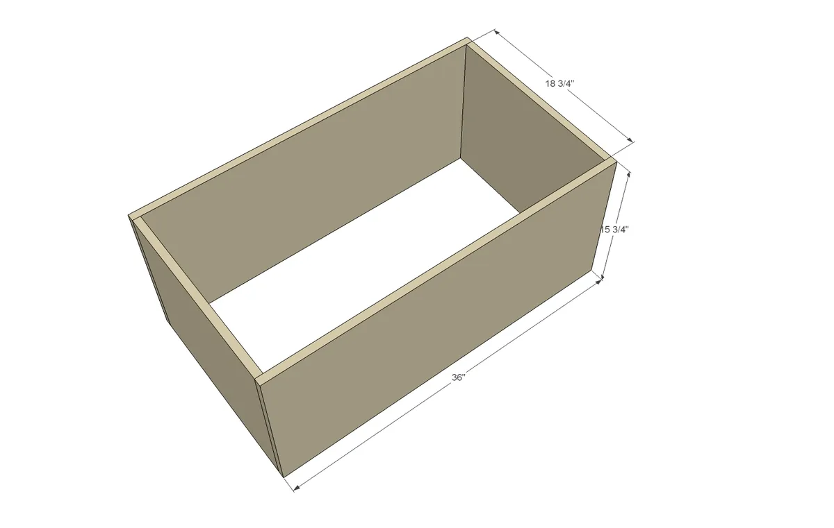 Becca Wood Trunk, step 2