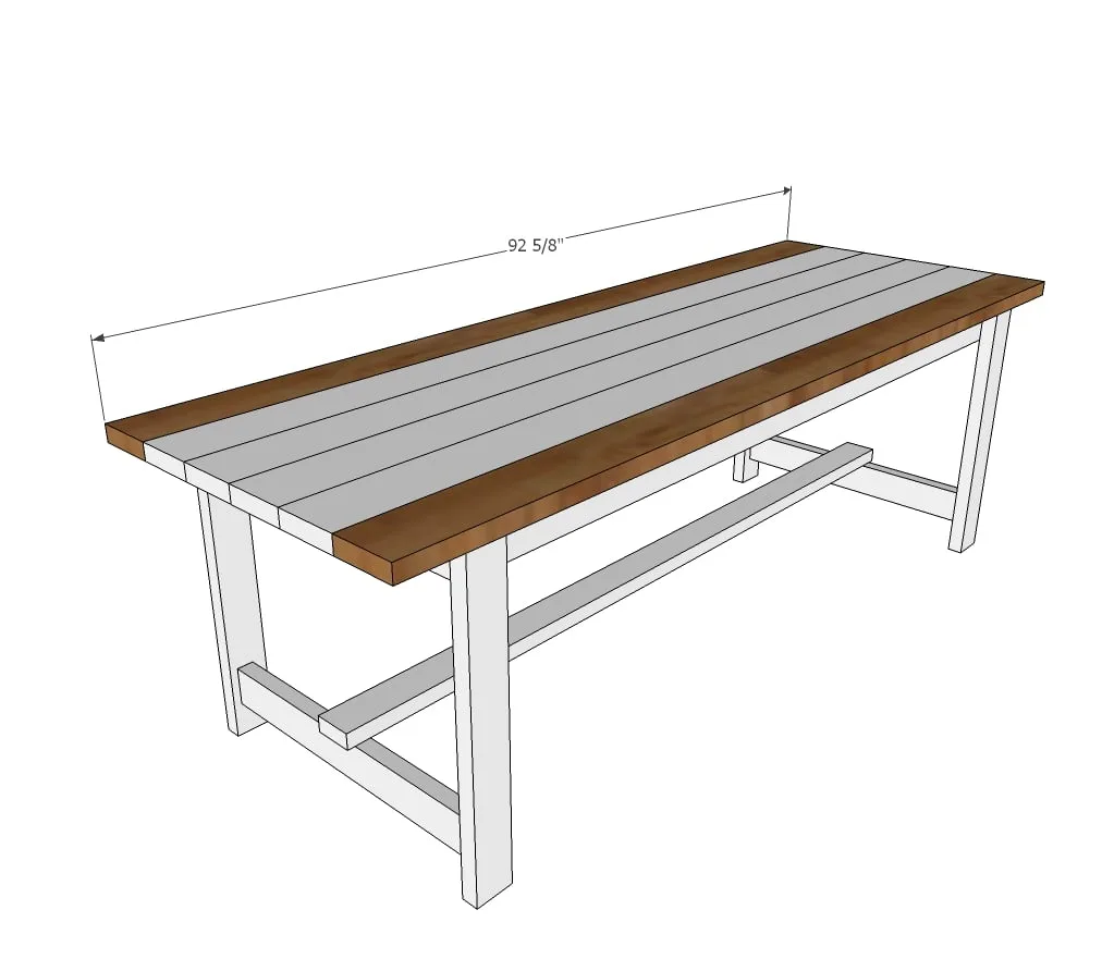 Beginner Farm Table (2 Tools + $50 Lumber), step 7