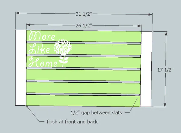 Bench for Outdoor Wall Panel System by More Like Home, step 5