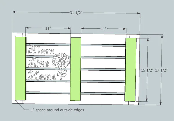 Bench for Outdoor Wall Panel System by More Like Home, step 6