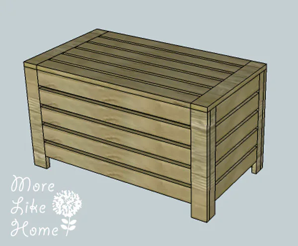 Bench for Outdoor Wall Panel System by More Like Home, step 8