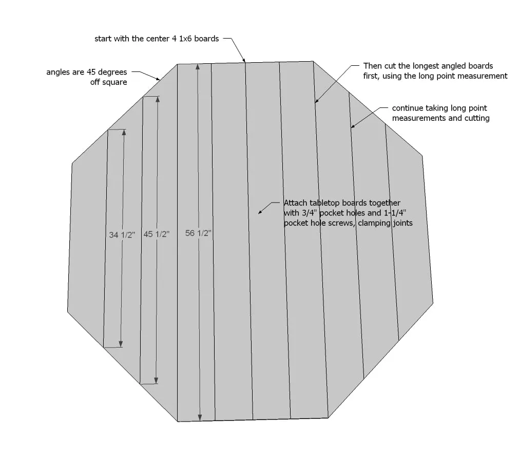 Benchmark Pedestal Base Round or Octagon Table, step 8