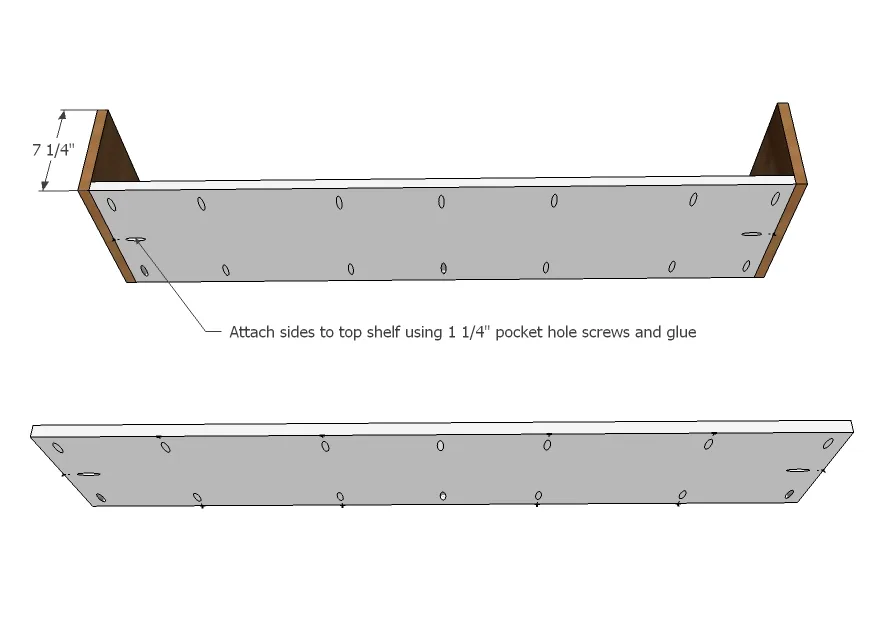 Benchwright Console Table, step 2