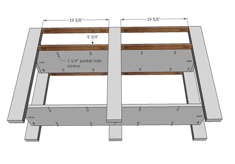 Benchwright Console Table, step 5
