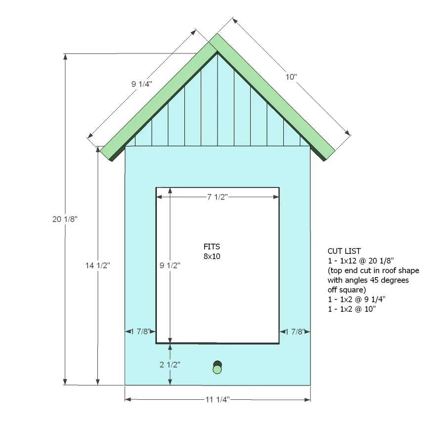 Birdhouse Frames, step 3