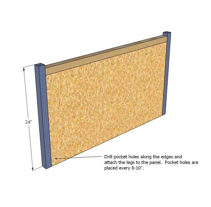 Board and Batten Bunk System, step 2