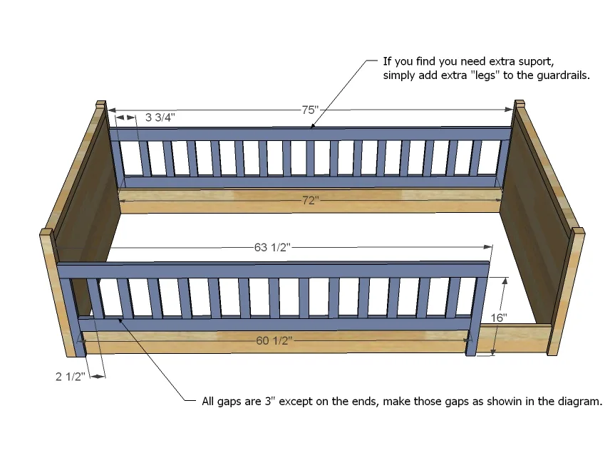 Board and Batten Bunk System, step 4