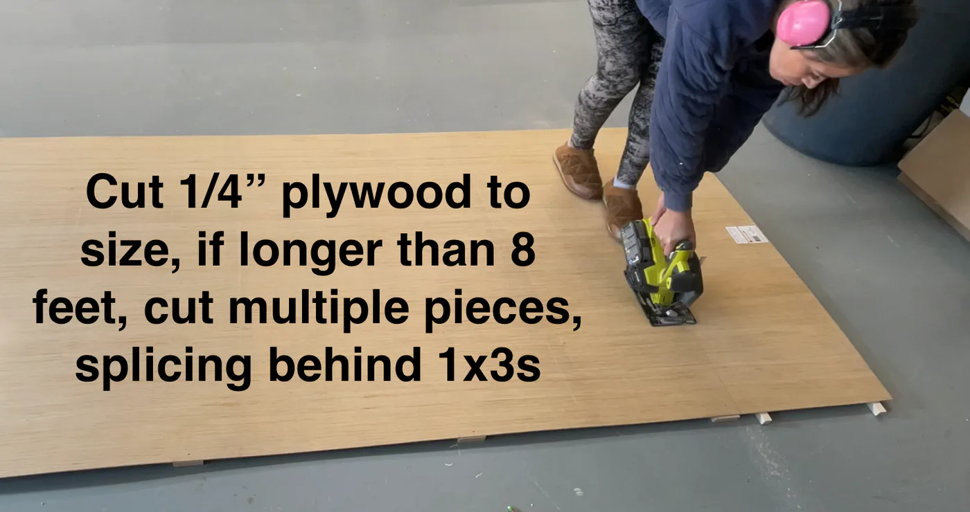 Board and Batten Panel for Entryway or Mudroom, step 6