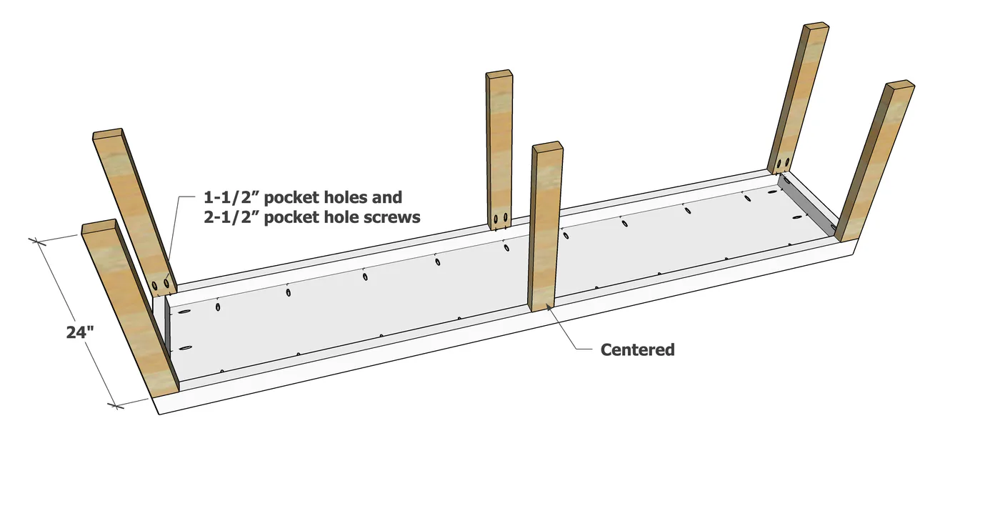 Bold Modern L-Shape Rotating Desk, step 3