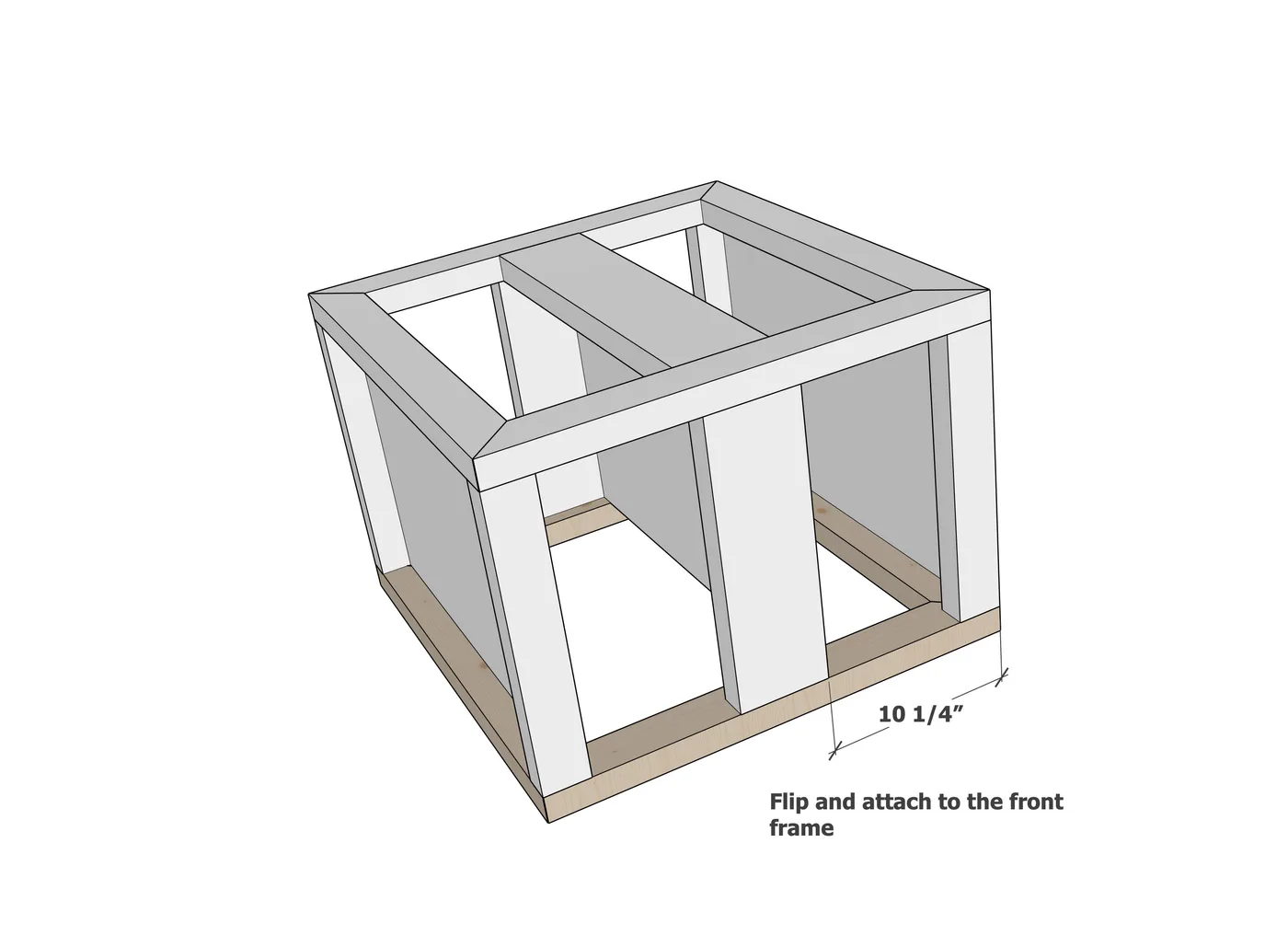 Bold Modern Nightstand, step 5