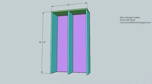 Braden Entryway Hutch, step 2