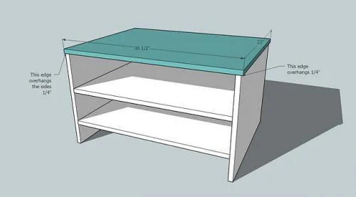 Braden Shoe Shelf Entryway Bench, step 3