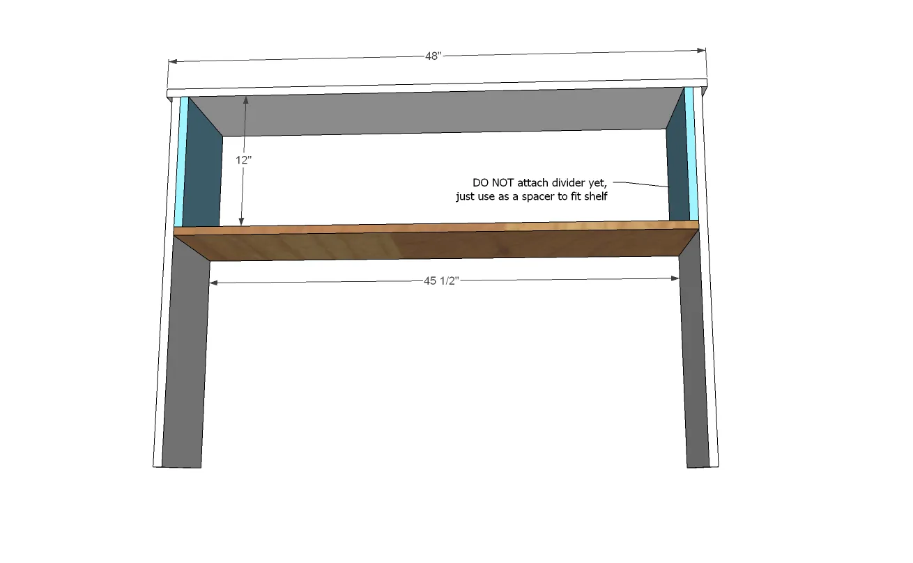Brookstone Desk Hutch, step 2