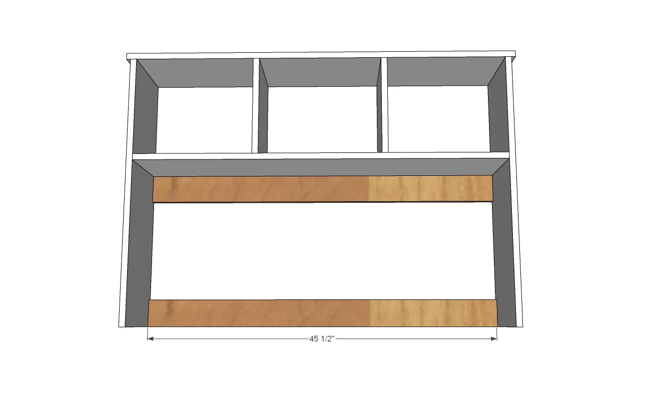 Brookstone Desk Hutch, step 4