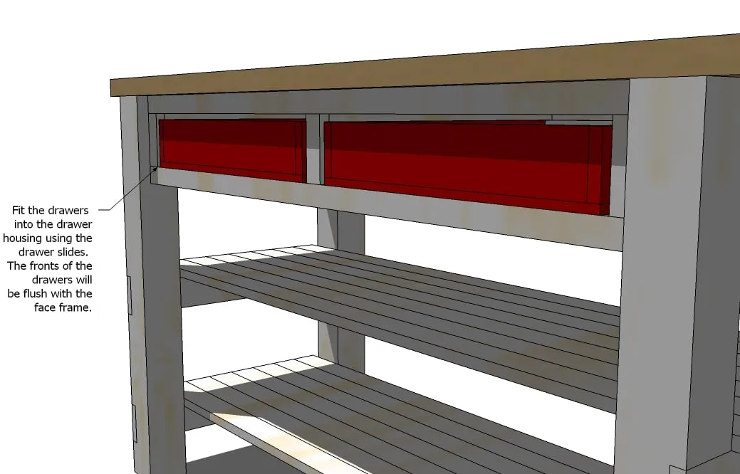 Build Michaela's Kitchen Island, step 10