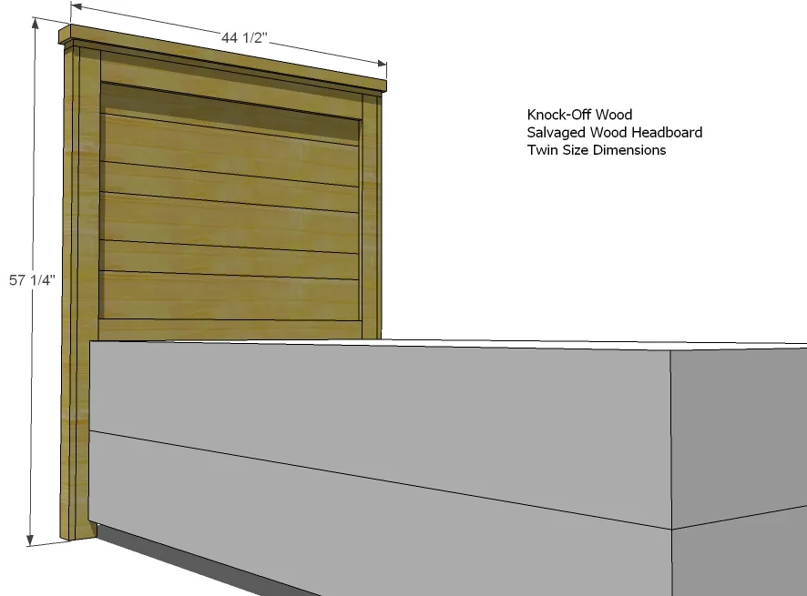 Build a Reclaimed Wood Headboard, Full and Twin Modifications, step 1