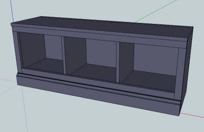 Build the Tommy Storage Wall dimension diagram 1