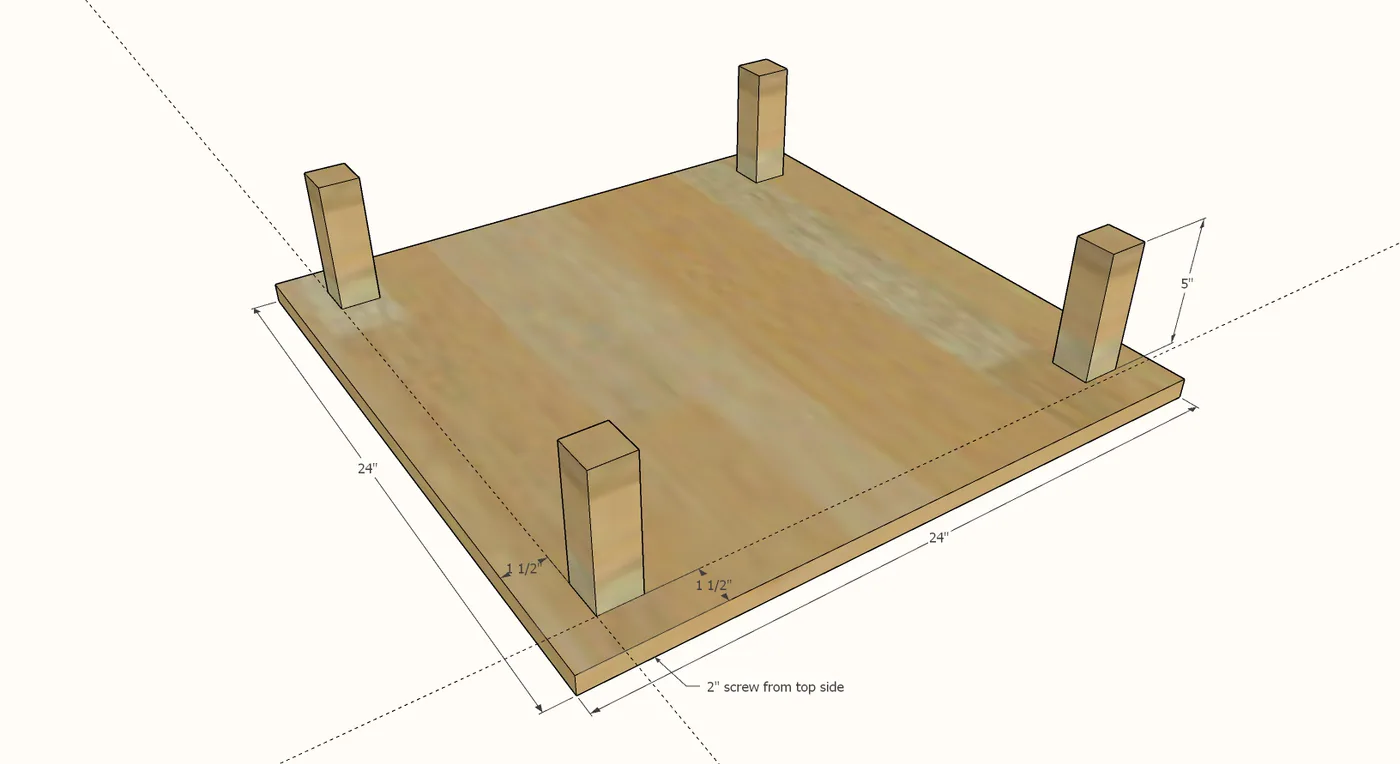 Camp Hangout for 18" or American Girl Dolls, step 1