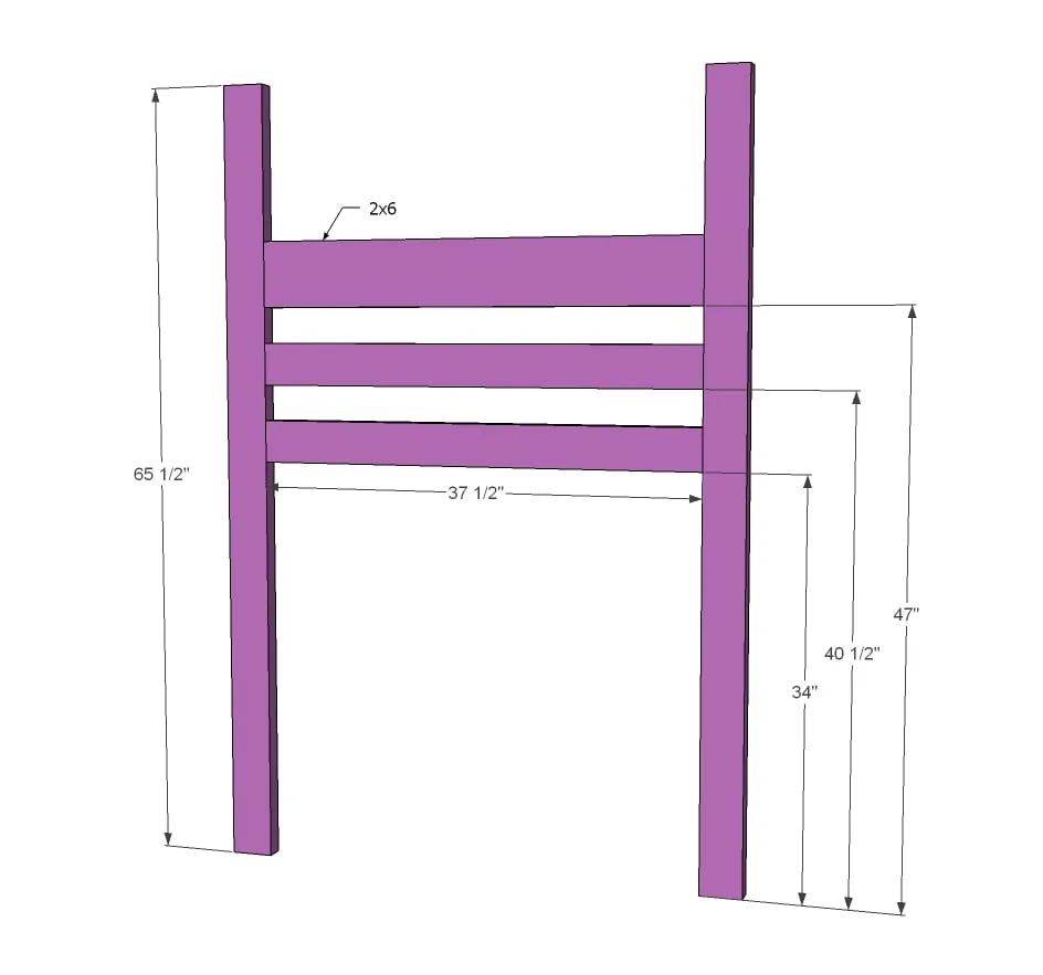 Camp Loft Bed with Stair, Junior Height, step 1