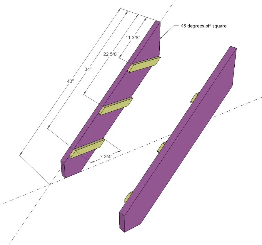 Camp Loft Bed with Stair, Junior Height, step 7