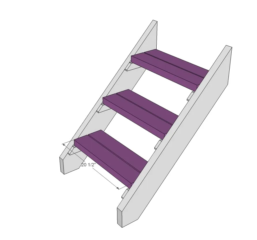 Camp Loft Bed with Stair, Junior Height, step 8