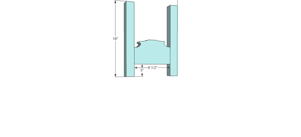Canopy Doll Bed for American Girls 18" Dolls, step 2