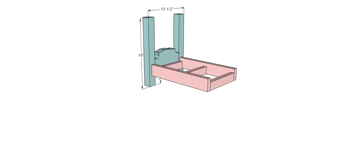 Canopy Doll Bed for American Girls 18" Dolls, step 4